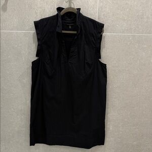 Banana Republic Black Sleeveless Lined Dress - Petite